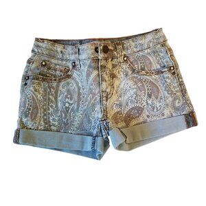 Little Girls Vigoss Jeans details light denim shorts size 6 (D5)